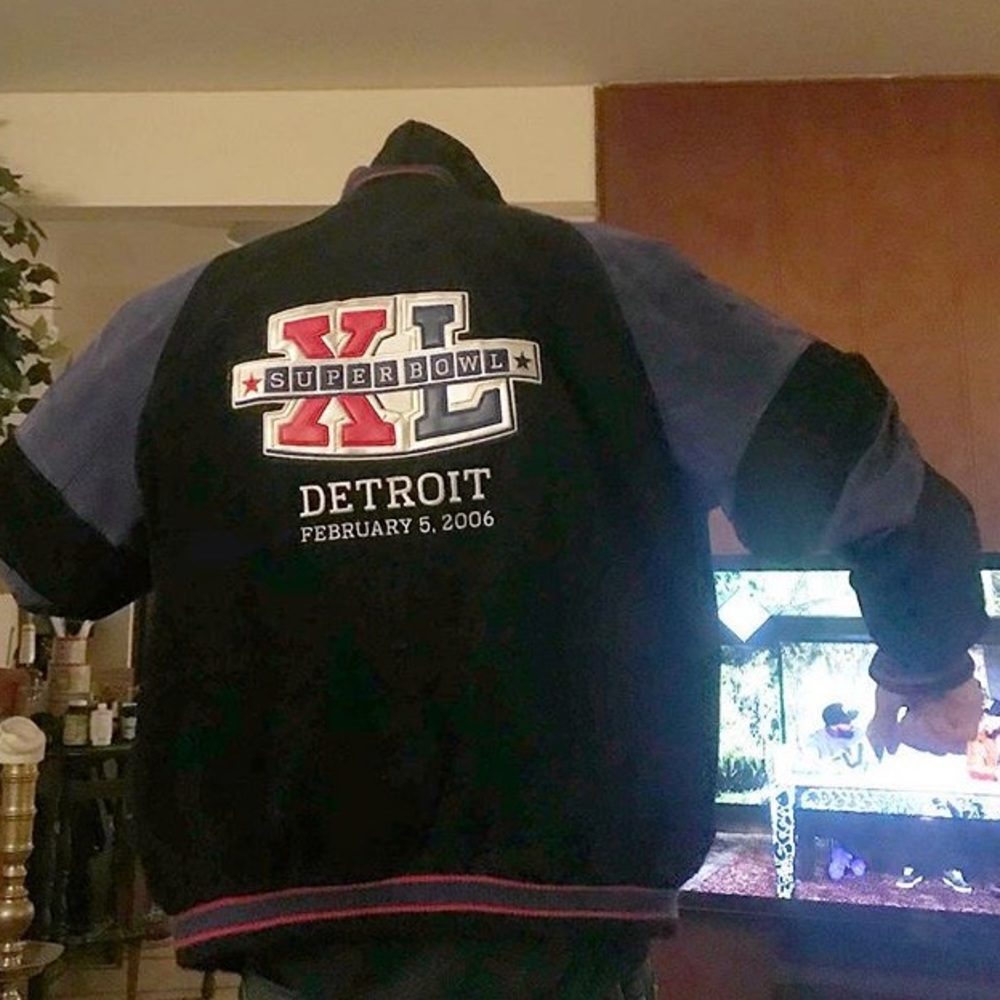 Super bowl xl Detroit coat